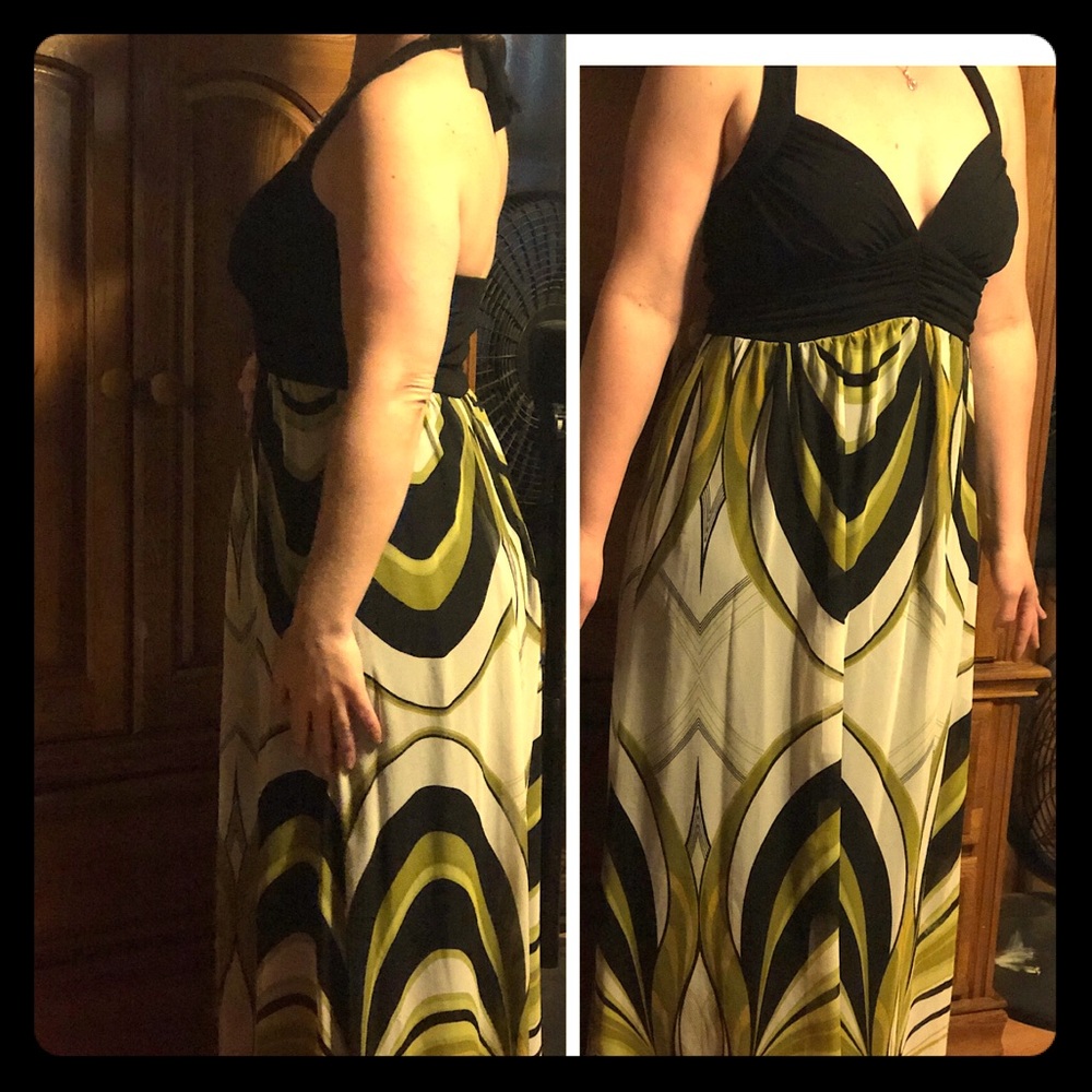Studio Y dress halter maxi dress